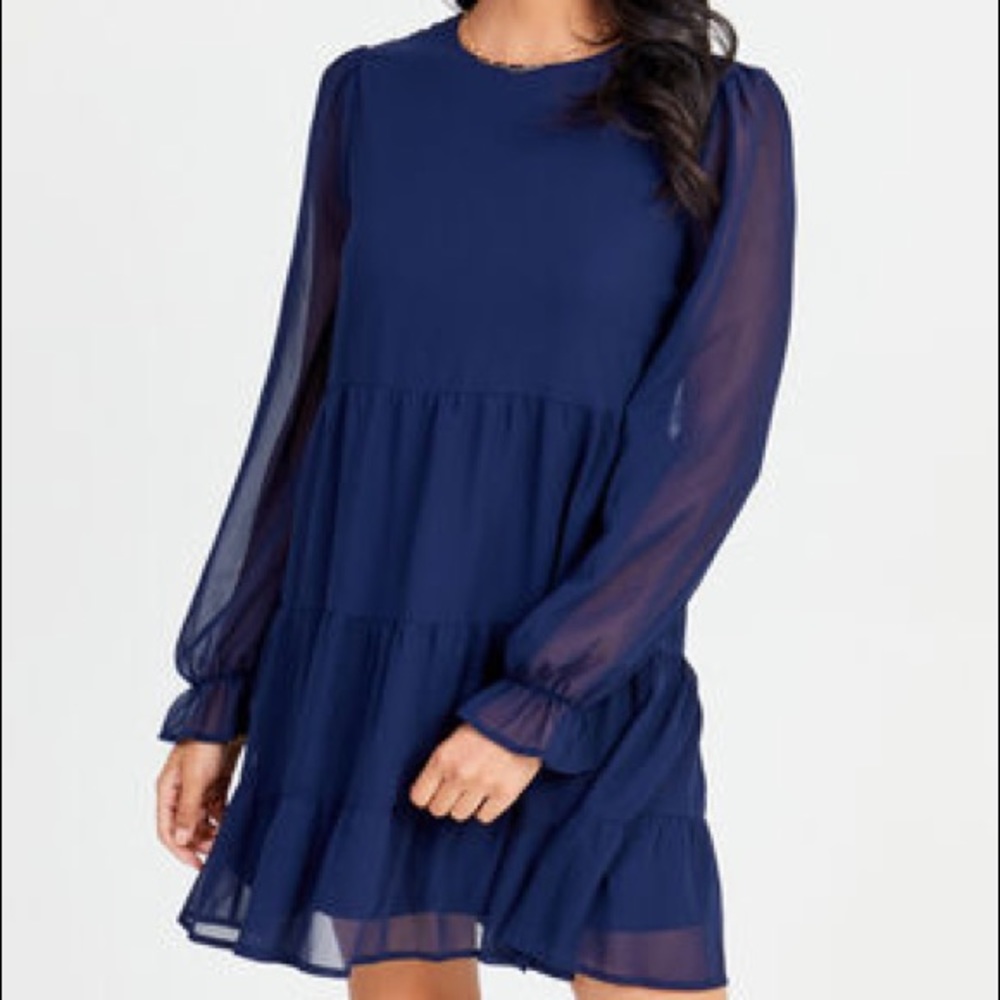 Altar’d State Navy Blue Dress